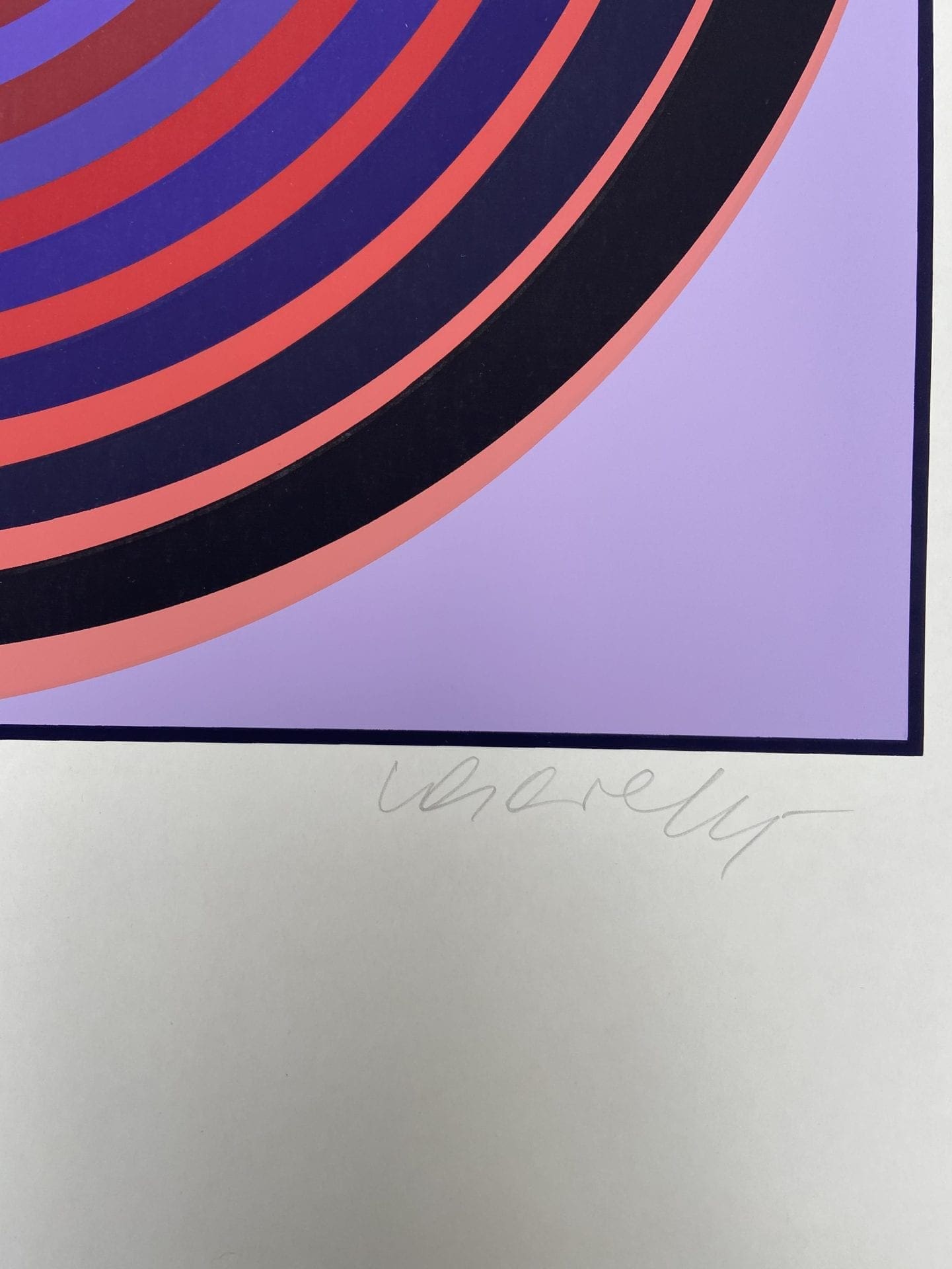 Vasarely – Cinétique 2, Sérigraphie (1965)