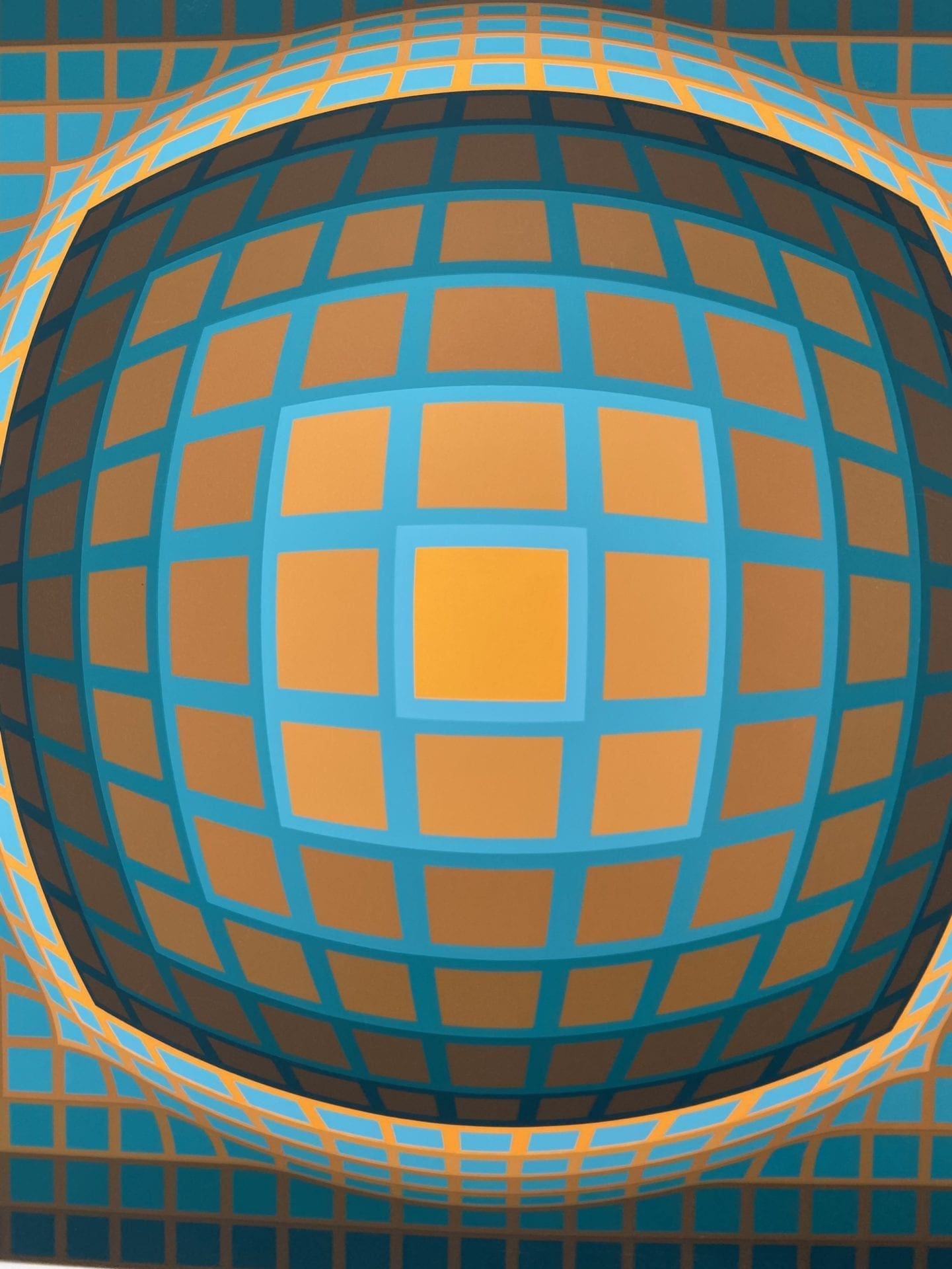 Vasarely – Cinétique 5, Sérigraphie (1965)
