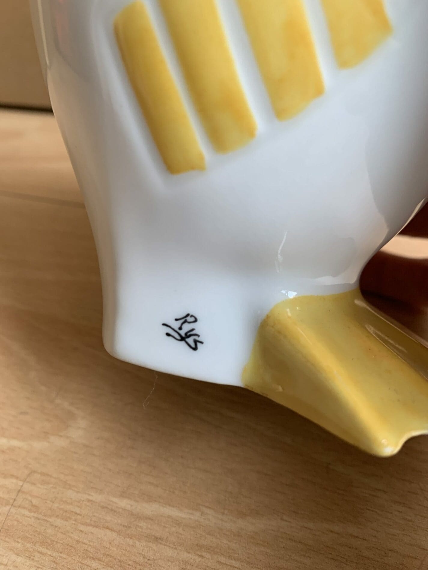 Veilleuse Rys en Porcelaine de Limoges – Pièce Vintage des Années 1930