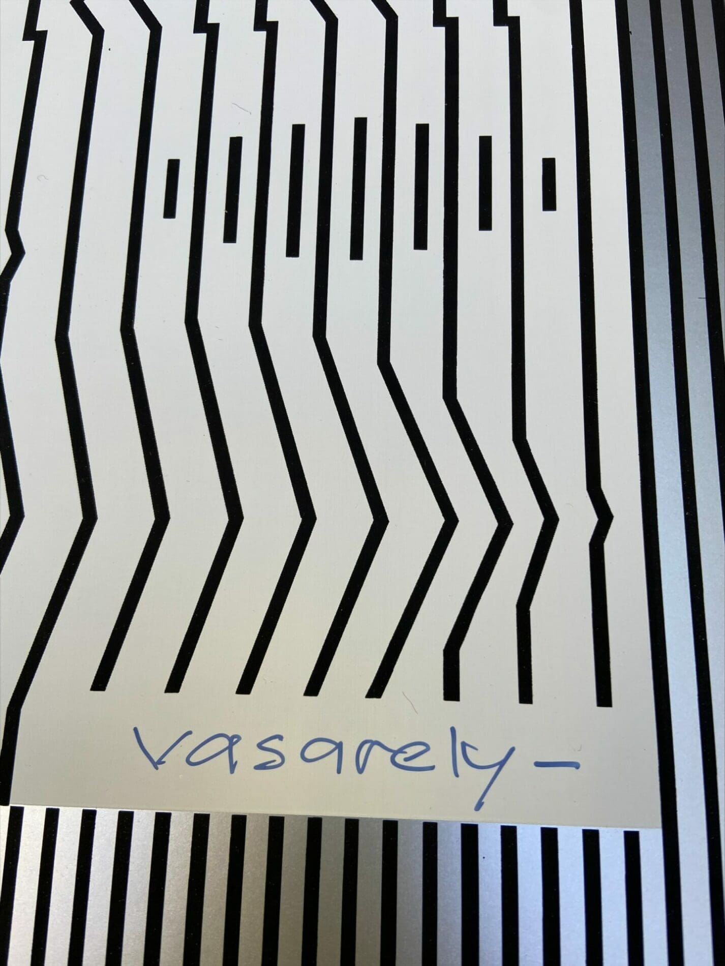 Vasarely – Cithare, Sérigraphie (1973)