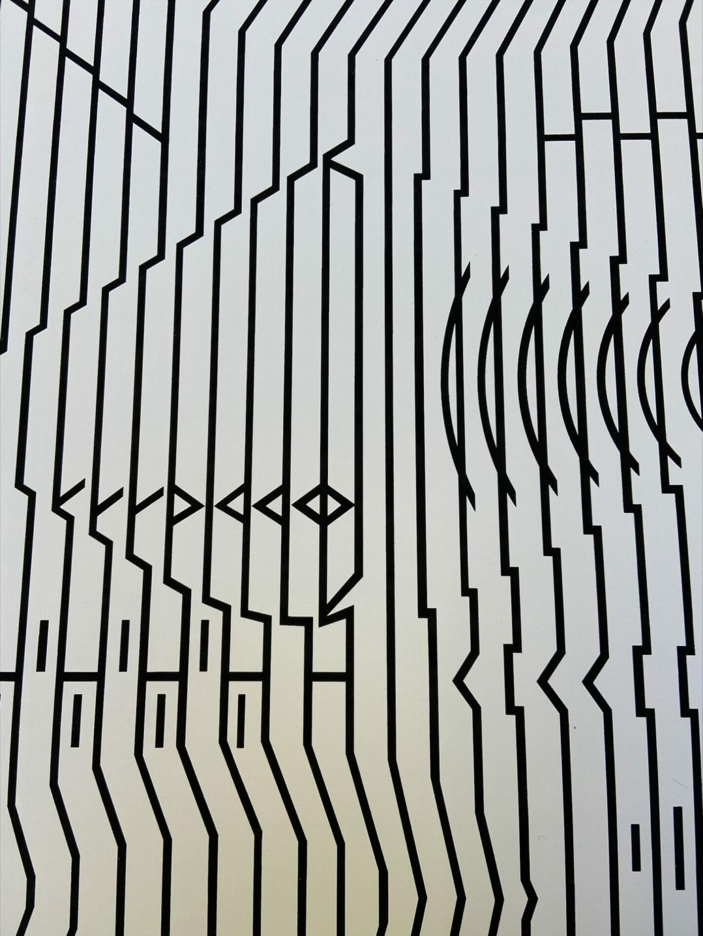 Vasarely – Cithare, Sérigraphie (1973)