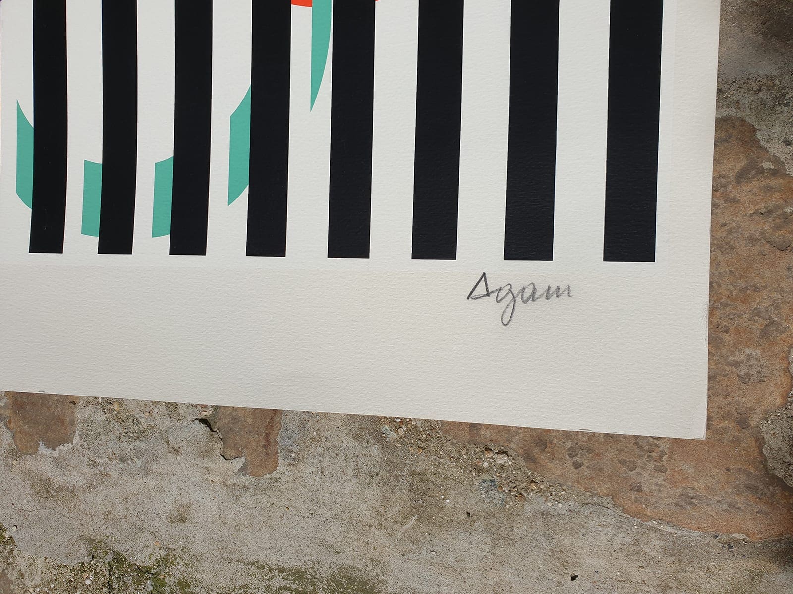 Yaacov Agam – Sérigraphie Signée « Message of Peace » (1988)