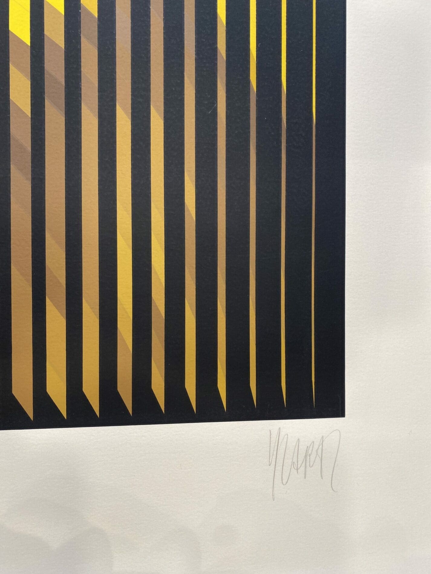 YVARAL – « Abraham Lincoln » Sérigraphie en couleurs sur papier vélin