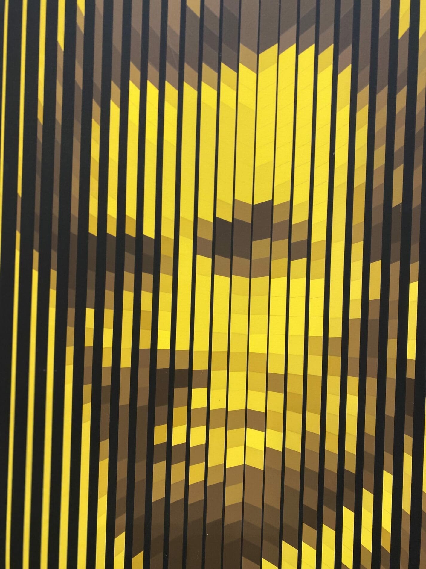 YVARAL – « Abraham Lincoln » Sérigraphie en couleurs sur papier vélin