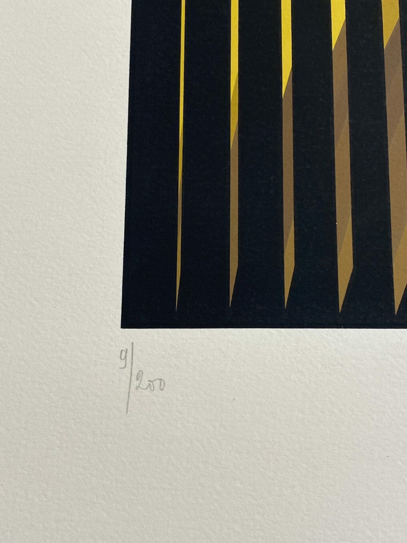 YVARAL – « Abraham Lincoln » Sérigraphie en couleurs sur papier vélin