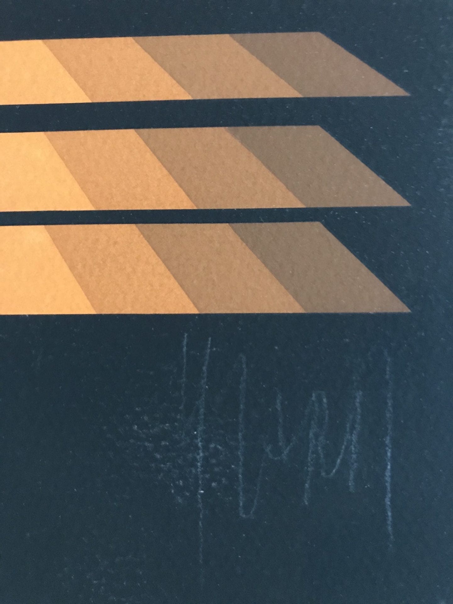 Yvaral – Or noir, lithographie signée (1974)