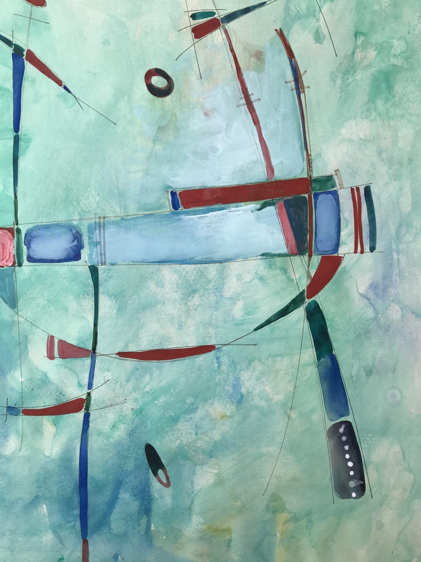 Vahan Khachatrian – Sans titre, gouache 1988