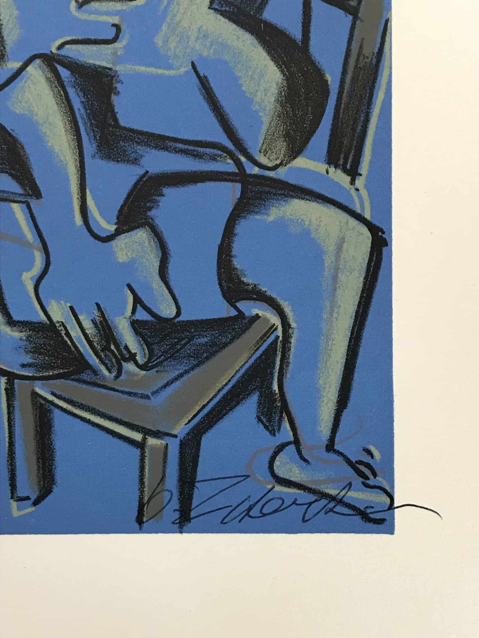 Lithographie Les Travaux d&rsquo;Hercule, Ossip Zadkine 1960