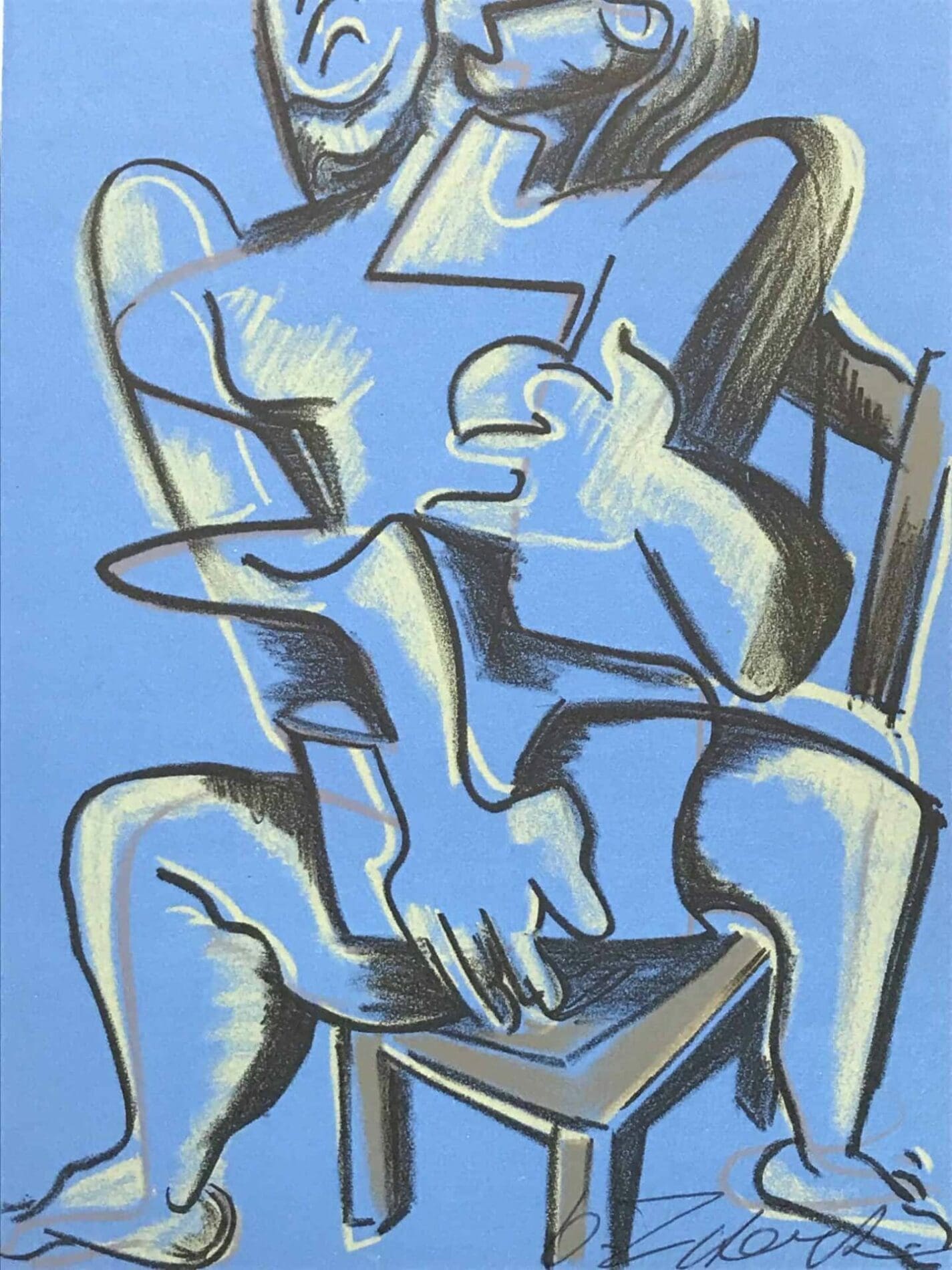 Lithographie Les Travaux d&rsquo;Hercule, Ossip Zadkine 1960