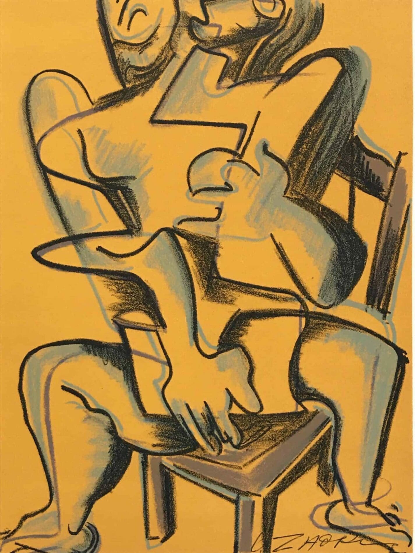 Zadkine – Lithographie Les Travaux d’Hercule (1960)