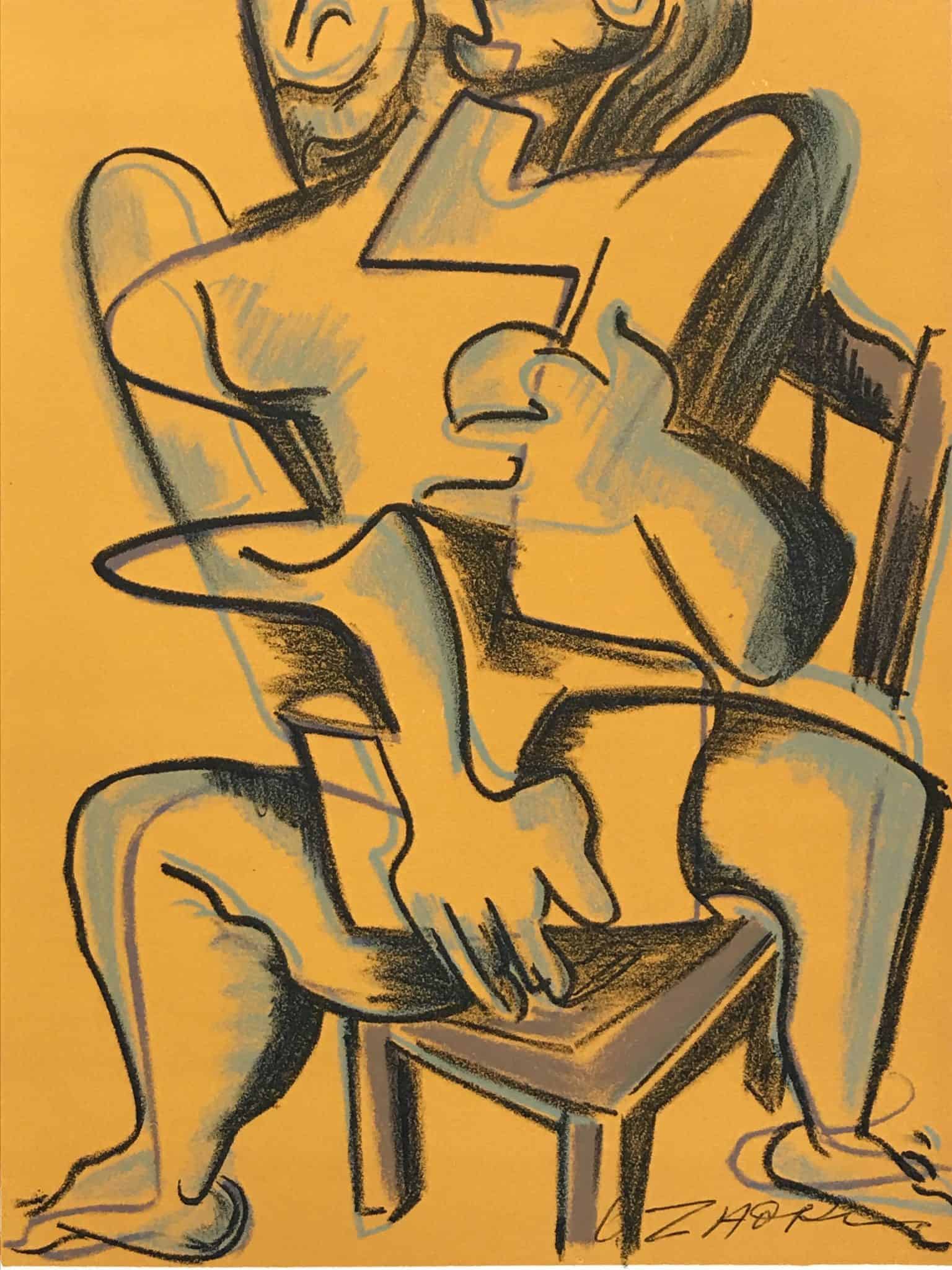 Zadkine – Lithographie Les Travaux d’Hercule (1960)