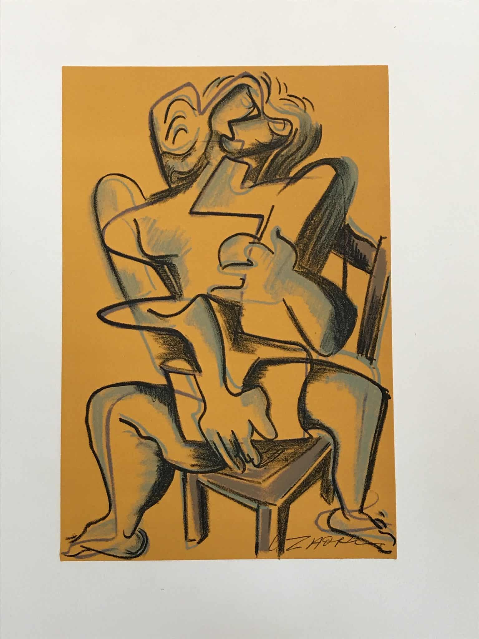 Zadkine – Lithographie Les Travaux d’Hercule (1960)