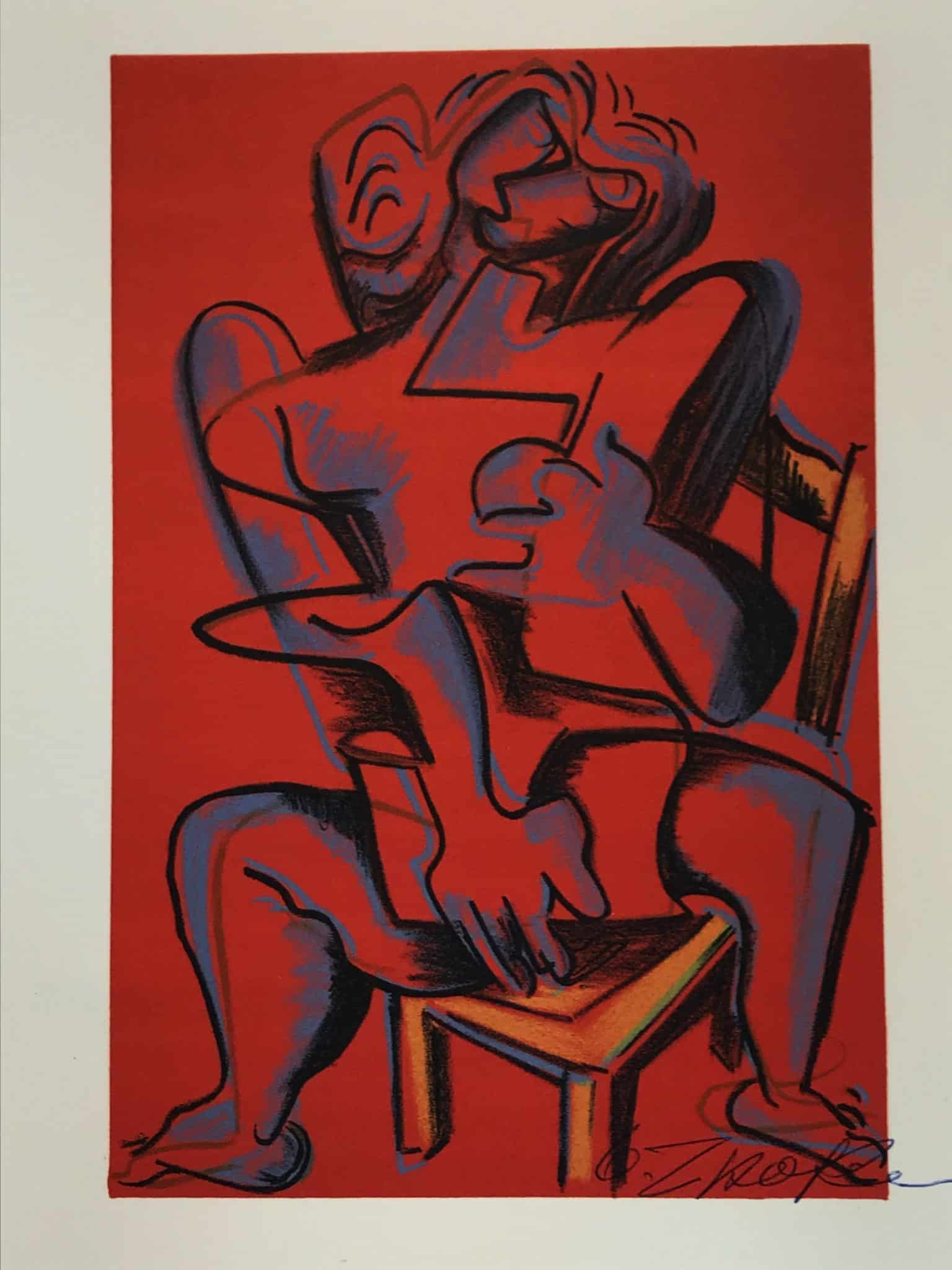Zadkine – Lithographie Les Travaux d’Hercule (1960)