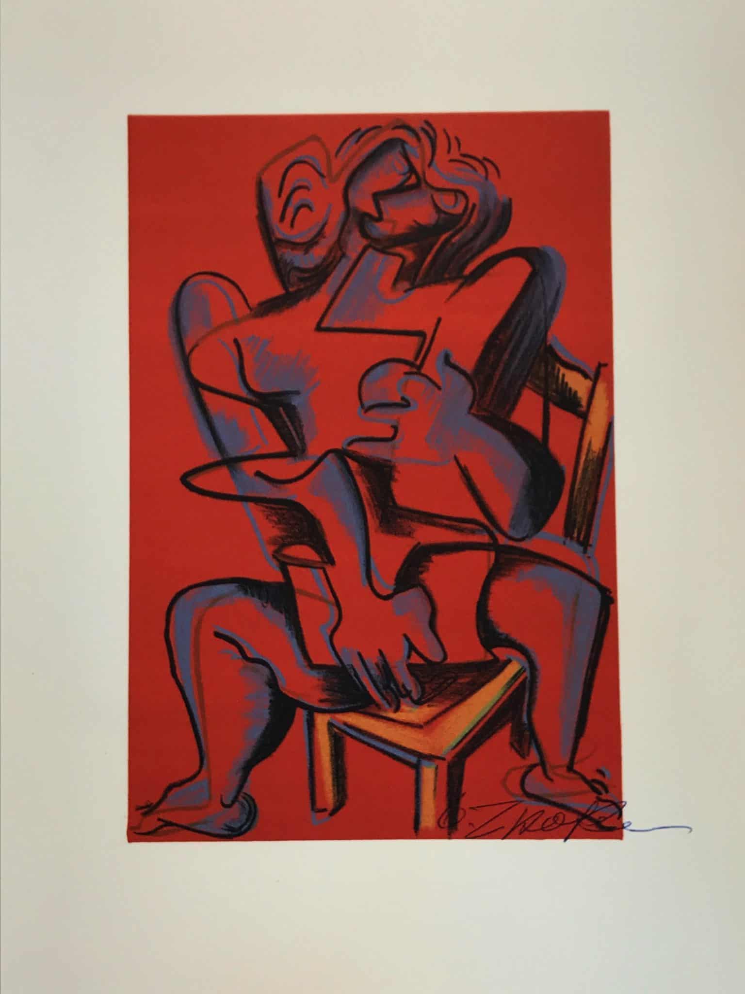 Zadkine – Lithographie Les Travaux d’Hercule (1960)