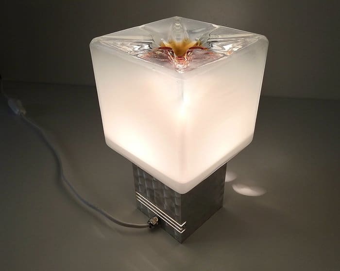Lampe de table Space Age Cubic