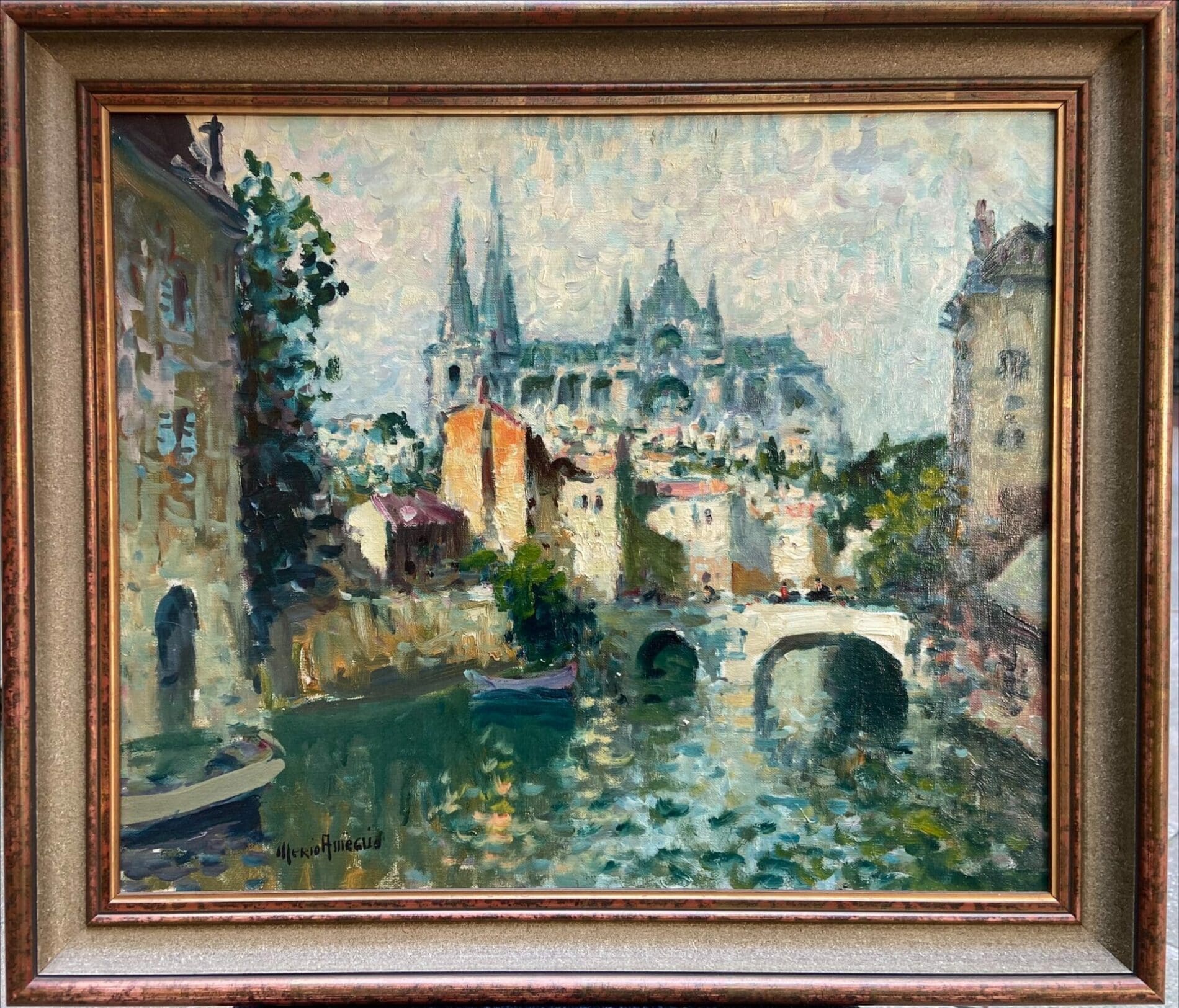 Merio Ameglio – Huile sur toile (circa 1950)