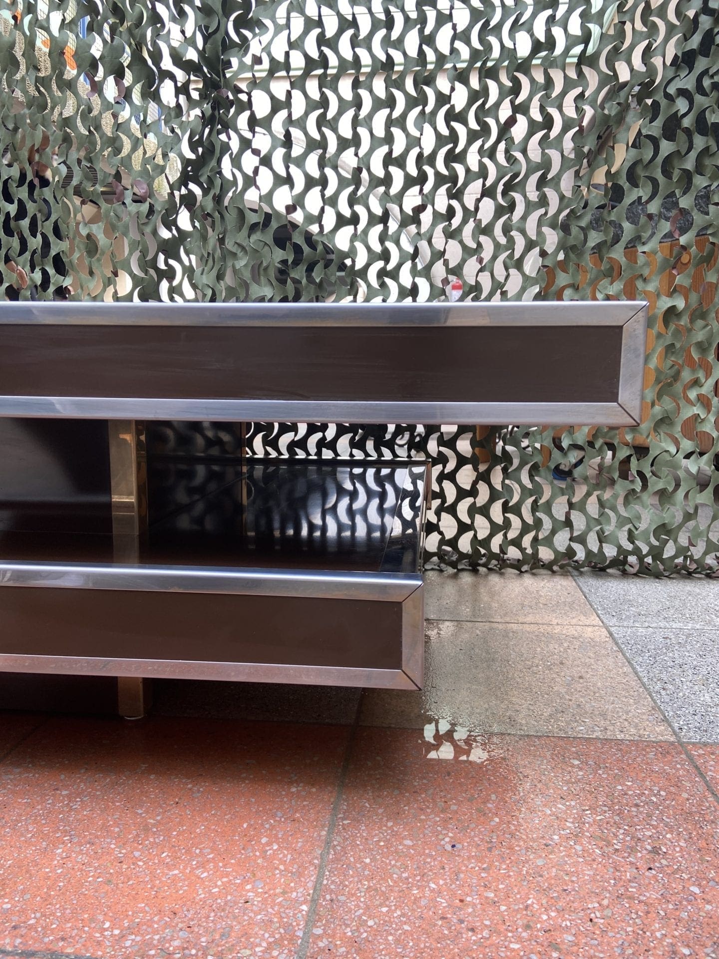 Willy Rizzo – Double table bar basse 