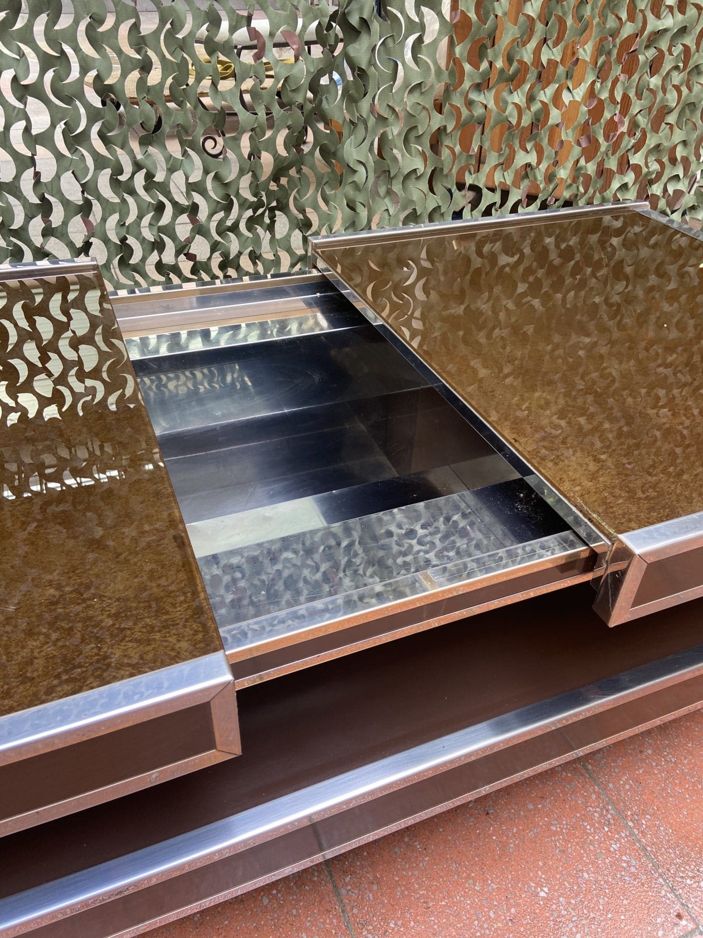 Willy Rizzo – Double table bar basse 