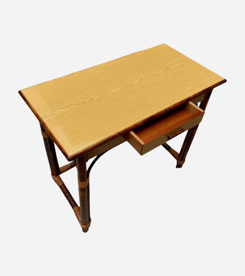 Bureau Vintage en Rotin par Adrien Audoux & Frida Minet