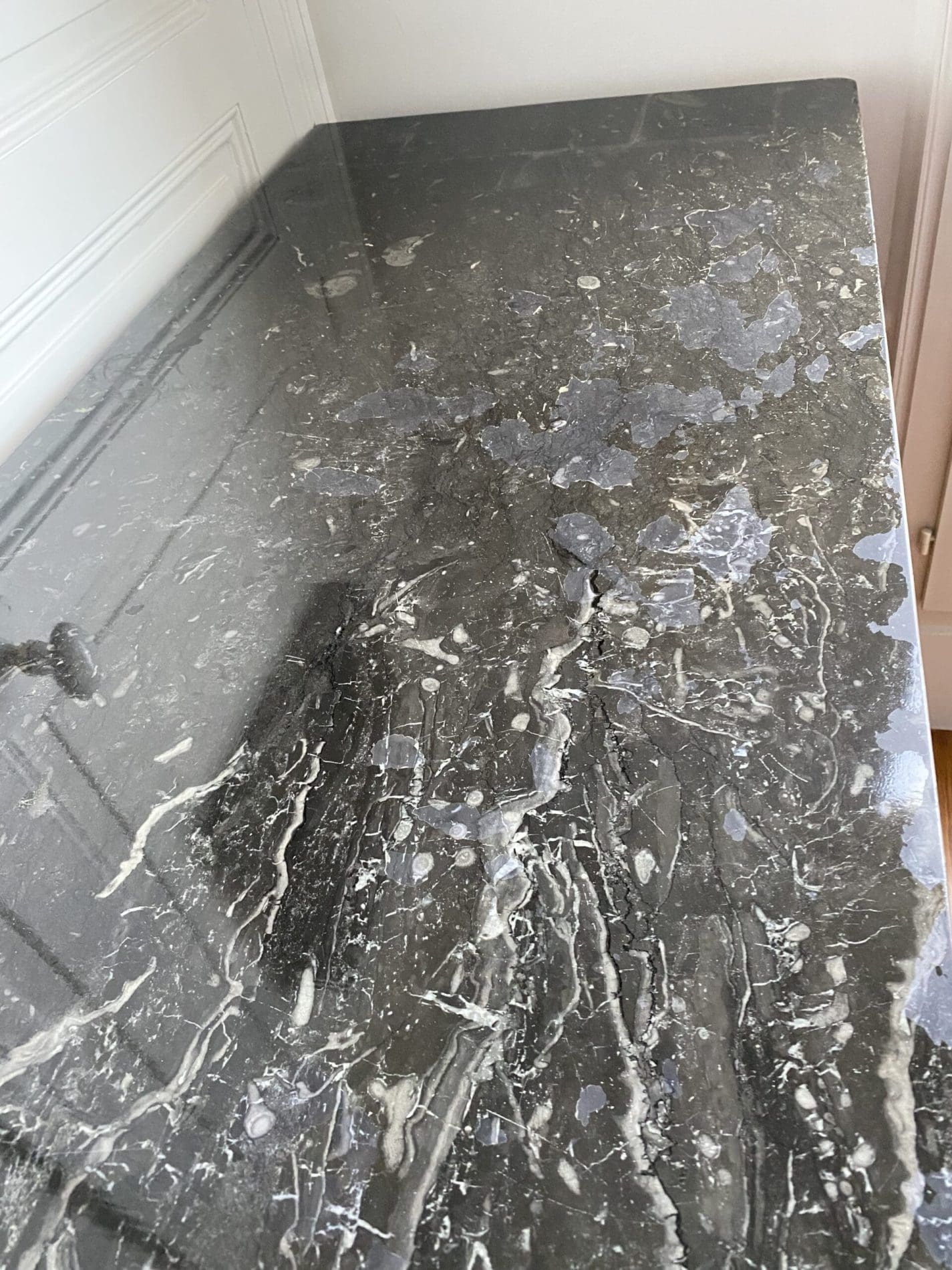 Commode Louis Philippe 19ème Siècle en Acajou | Marbre d&rsquo;Origine