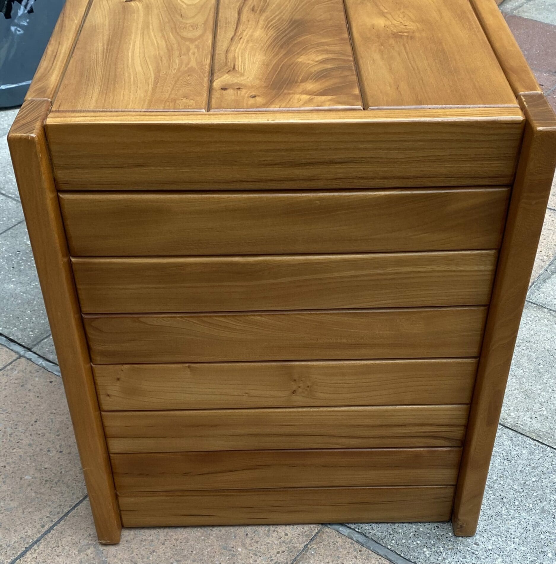 Pierre Chapo – Commode Vintage en Orme Massif (1975)