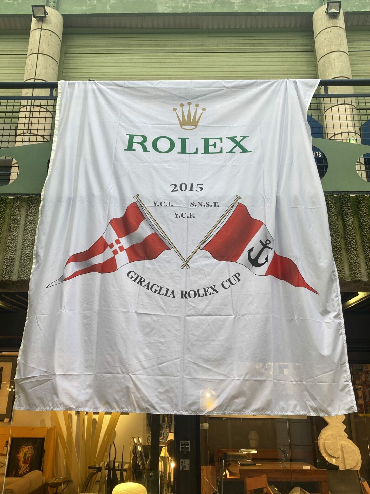 Grand drapeau Rolex en nylon – Giraglia Rolex Cup