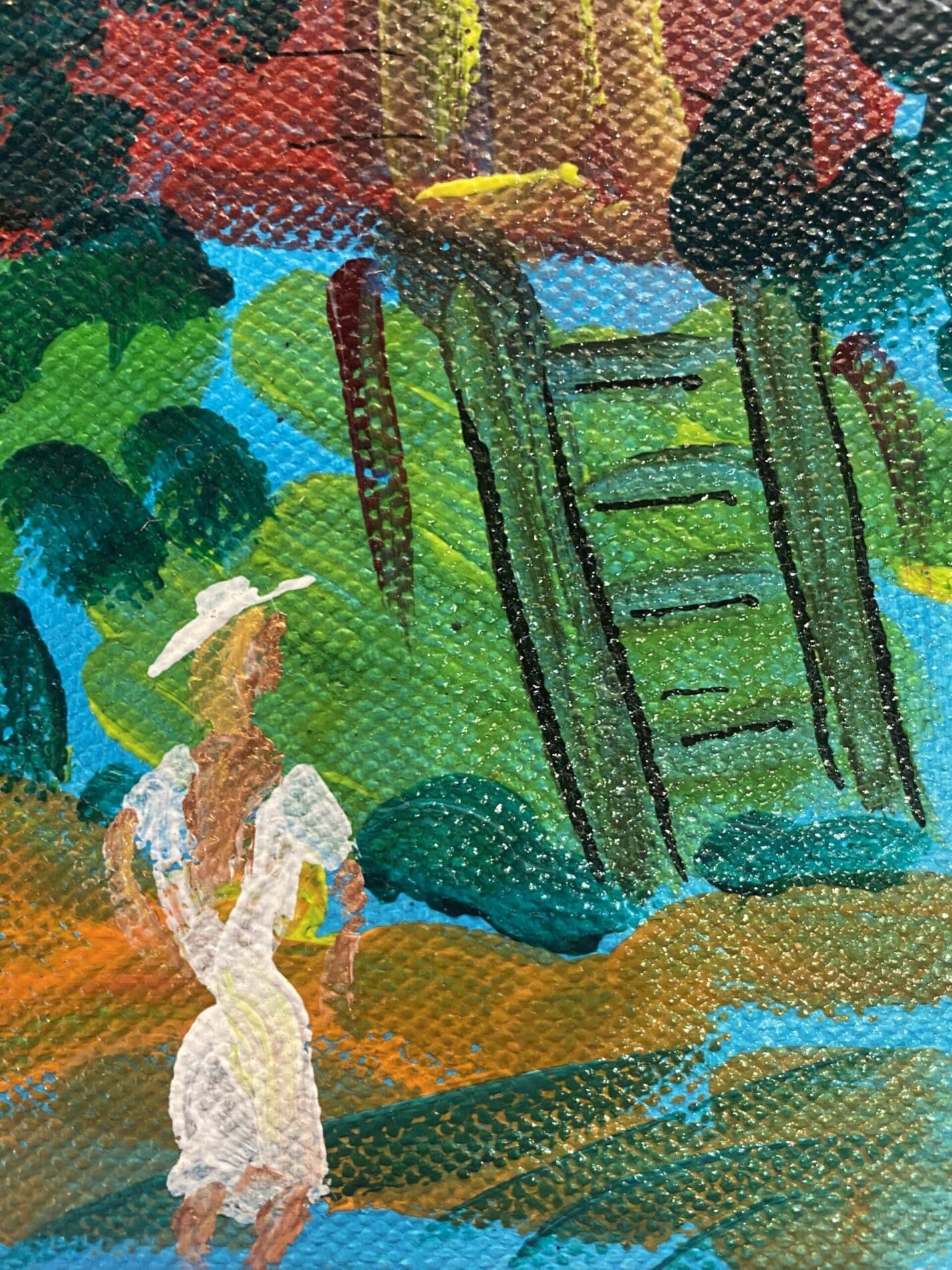 Le Moulin de la Galette par Jean Wallis, Peinture Acrylique Originale, 2003