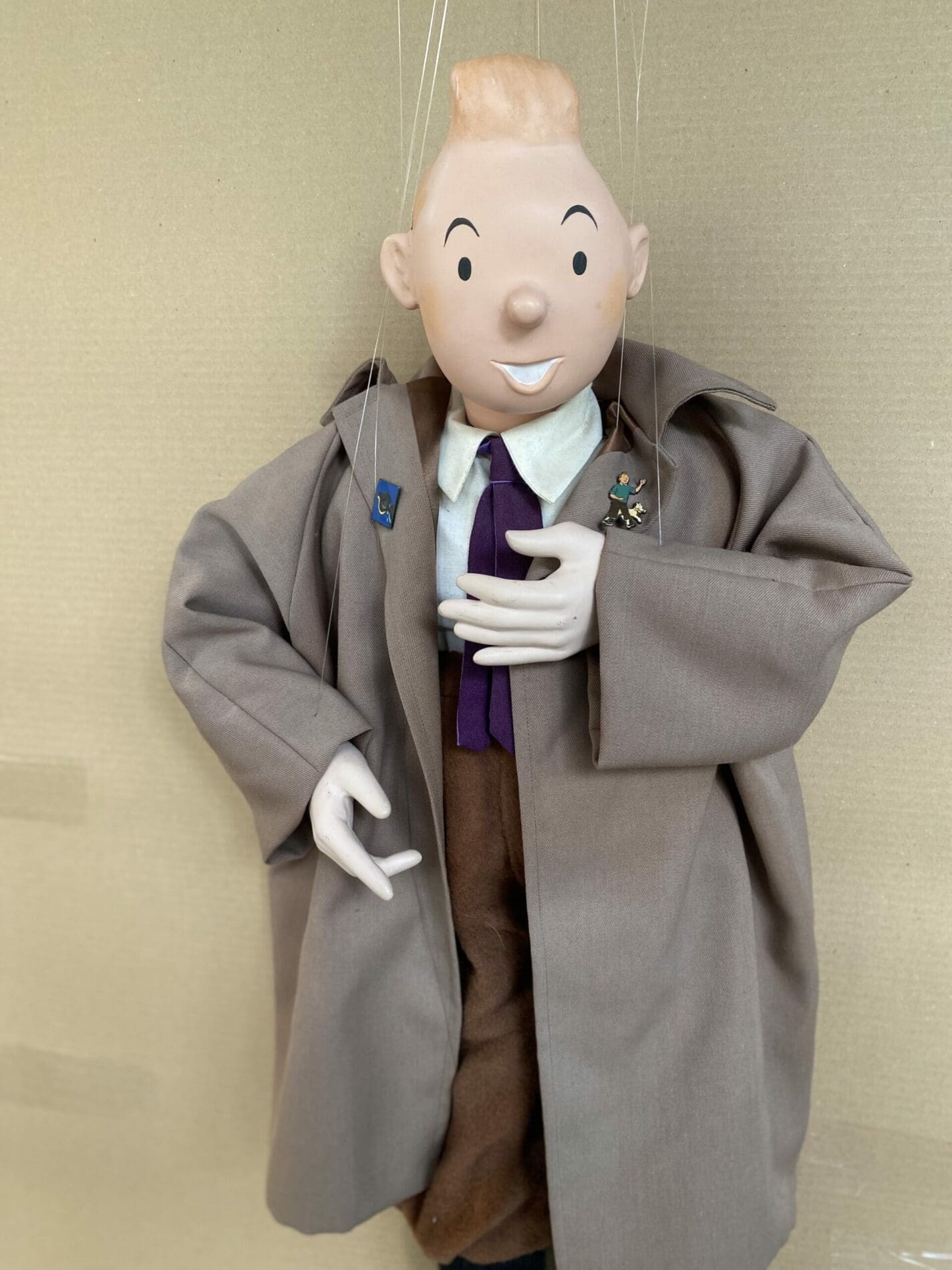 ビンテージ TINTIN タンタン 人形 Le Professeur (先生） Tintin 