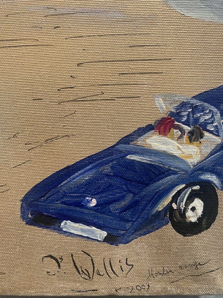 Moulin Rouge par Jean Wallis, Peinture Acrylique 2009