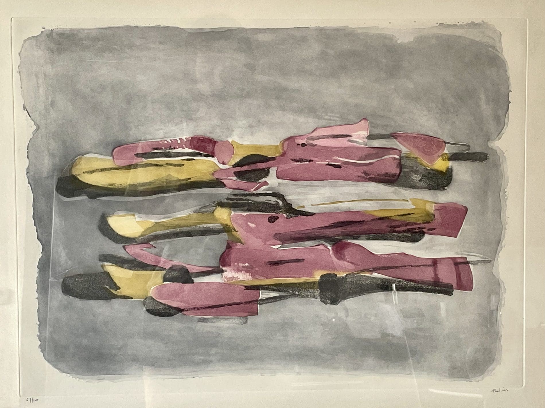 « Paysage labouré » de Jean Fautrier – Aquatinte d&rsquo;Exception Signée