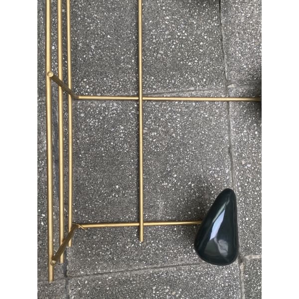 Georges Jouve – Porte-manteau mural vintage à trois patères (1955)