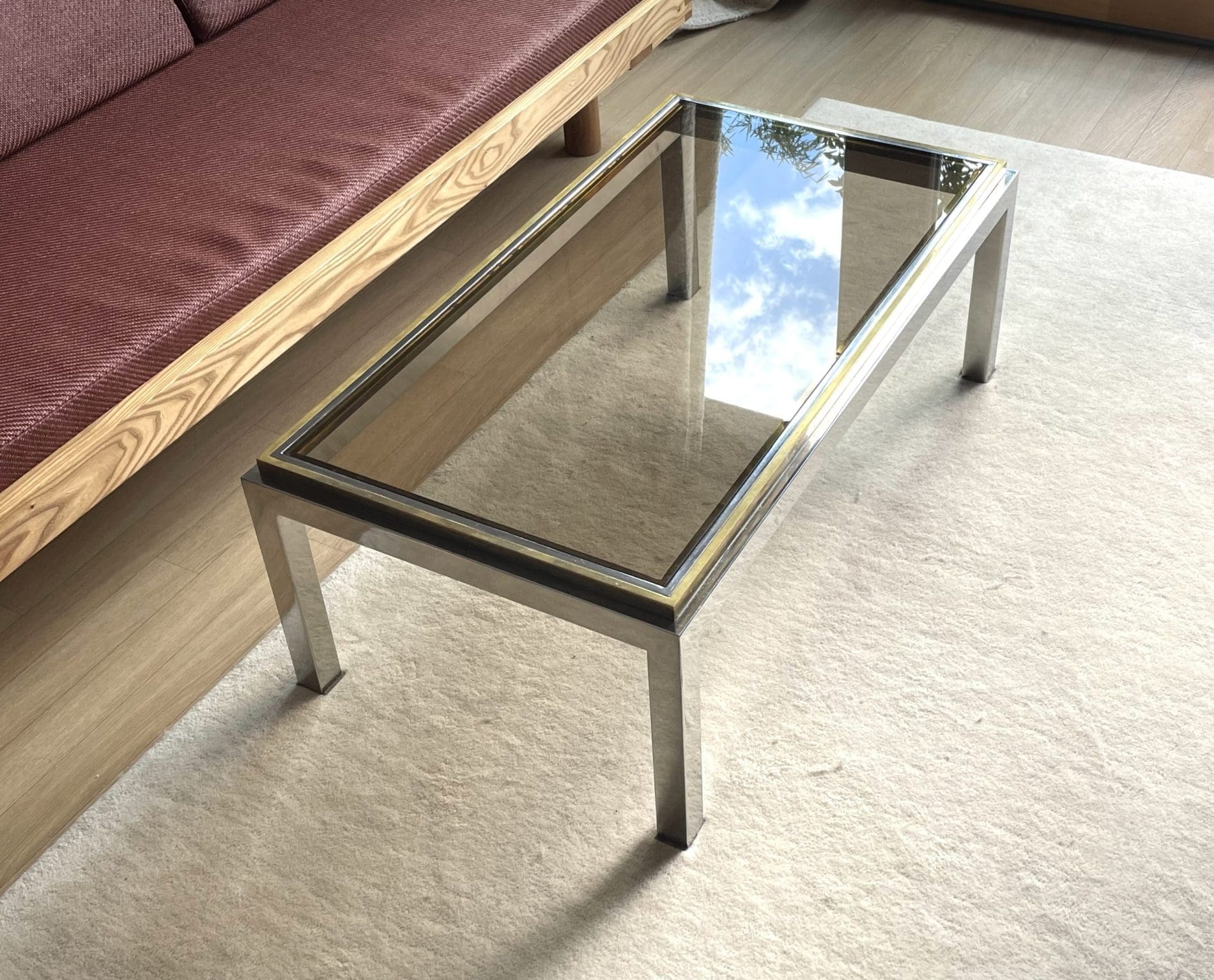 Table Basse « Flaminia » de Willy Rizzo – Occasion