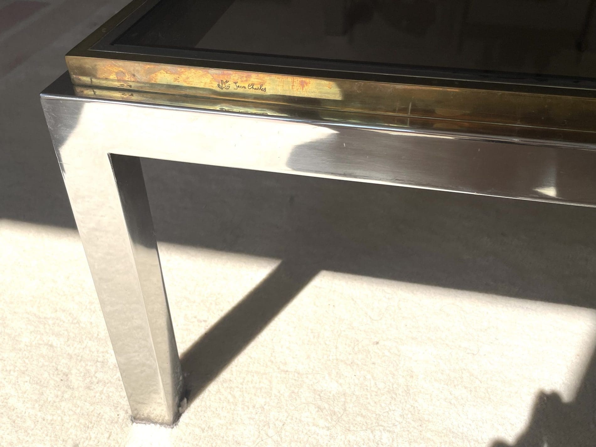 Table Basse « Flaminia » de Willy Rizzo – Occasion