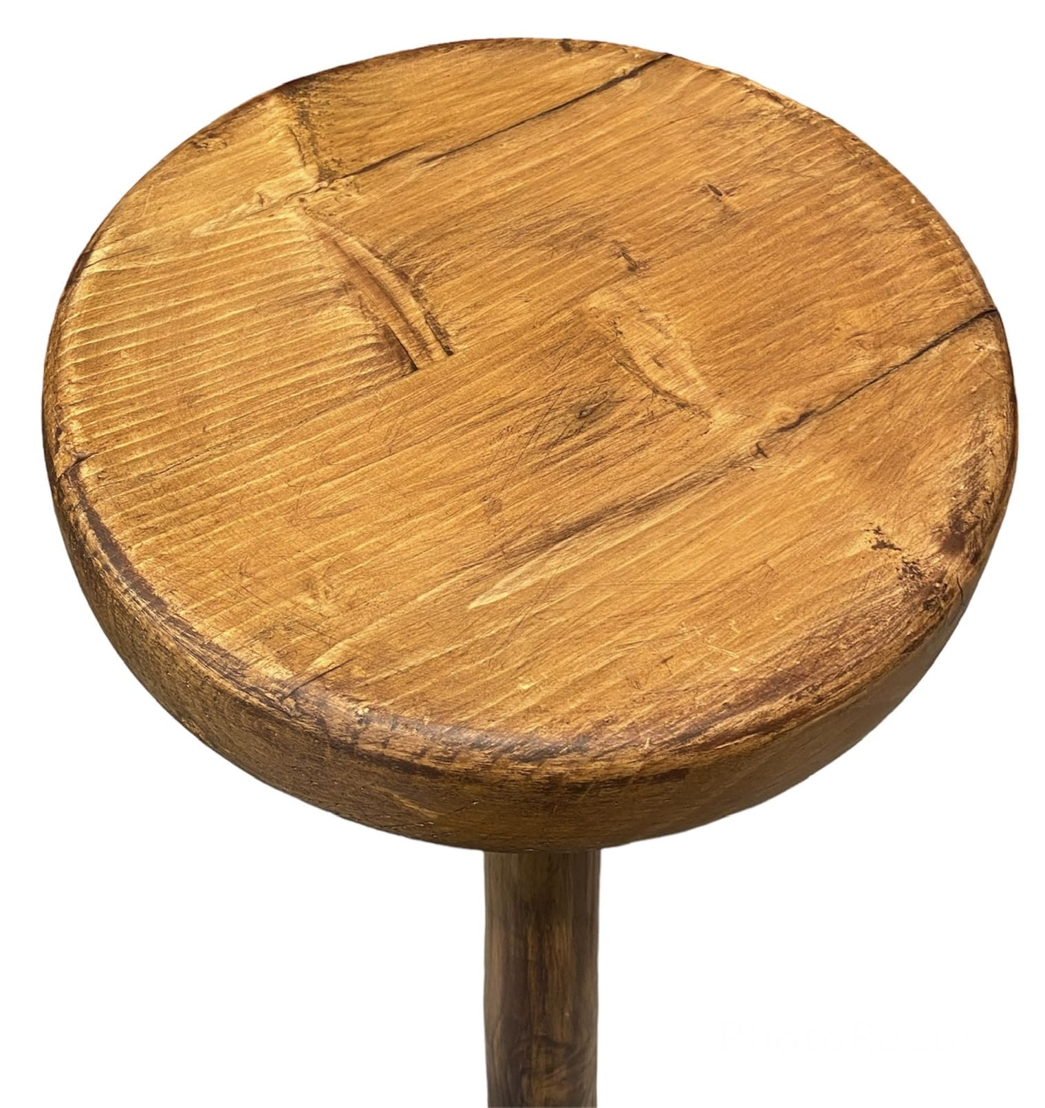 Tabouret tripode en pin par Charlotte Perriand