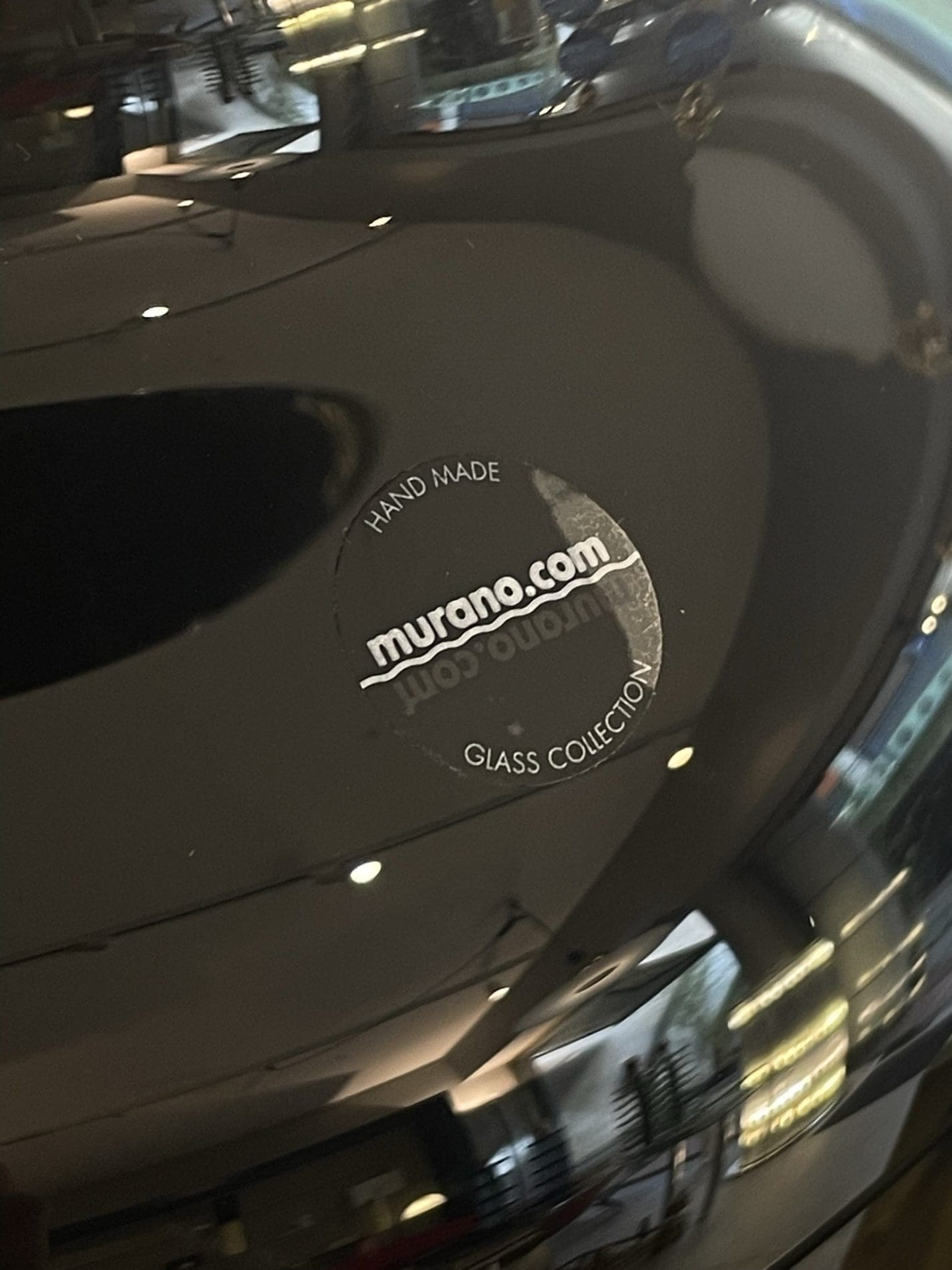 Vase Carlo NASON – Murano Noir et Blanc, Forme Balustre, Circa 2010