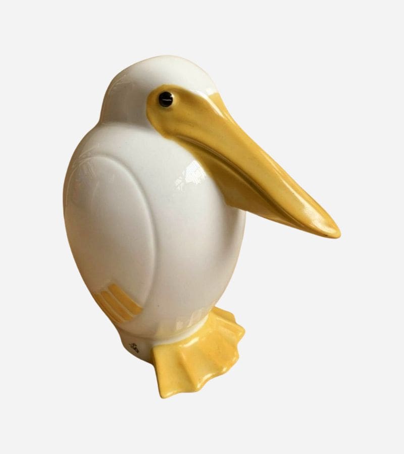 Rys Night Light in Limoges Porcelain – Vintage Piece from the 1930s