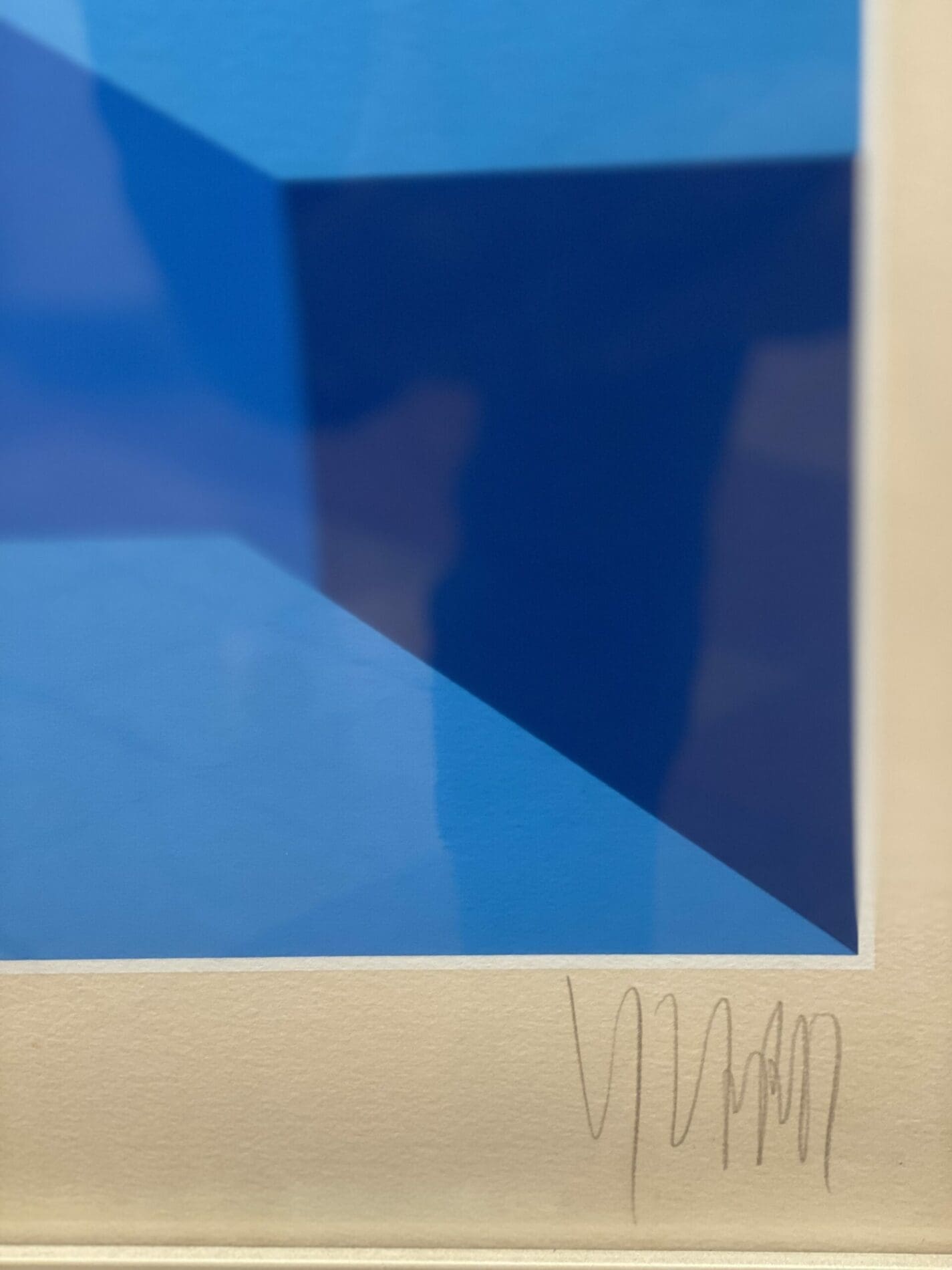 Yvaral « So Shades of Blue » | Sérigraphie Originale Signée 1970