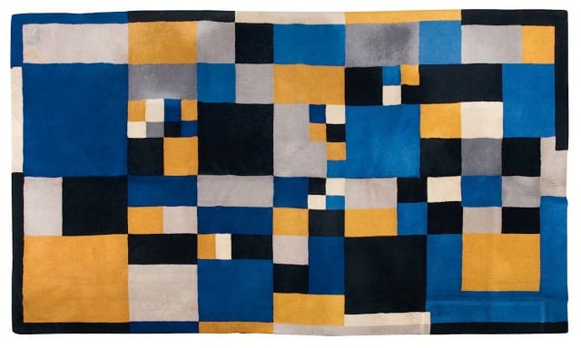 Tapis « Carrés magiques » de Sonia Delaunay – Artcurial