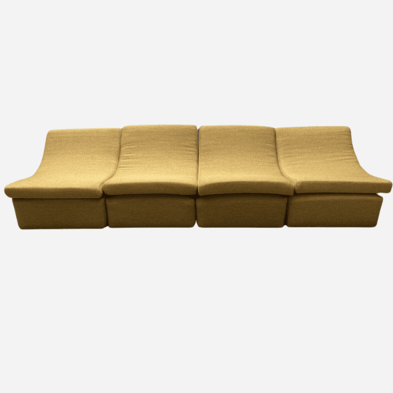 Canapé Soft modulable en tissu Kvadrat, inspiré de Guy Lefèvre, circa 1972
