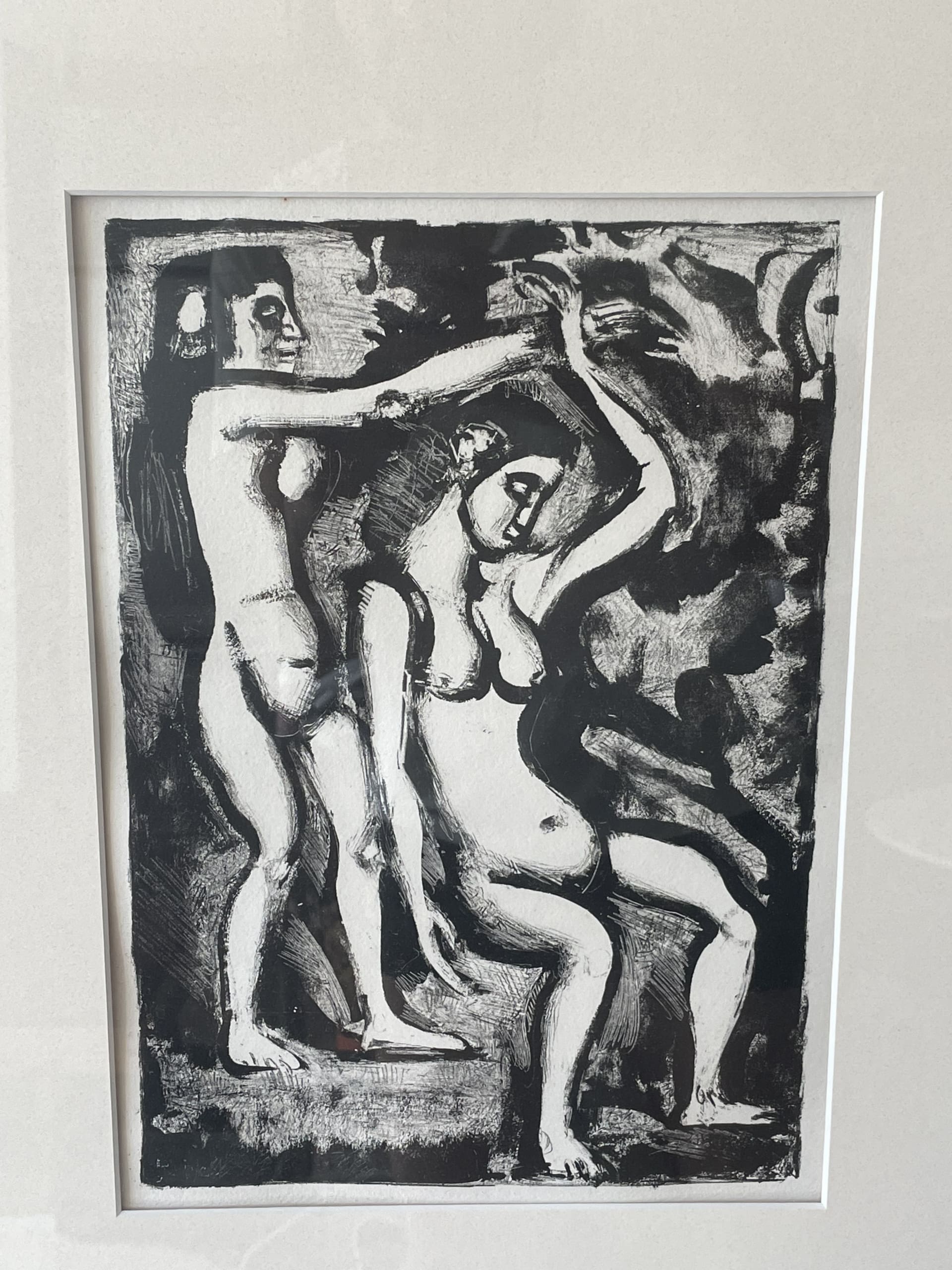 Lithographie de Georges Rouault, 1933 – « Les Fleurs du Mal »