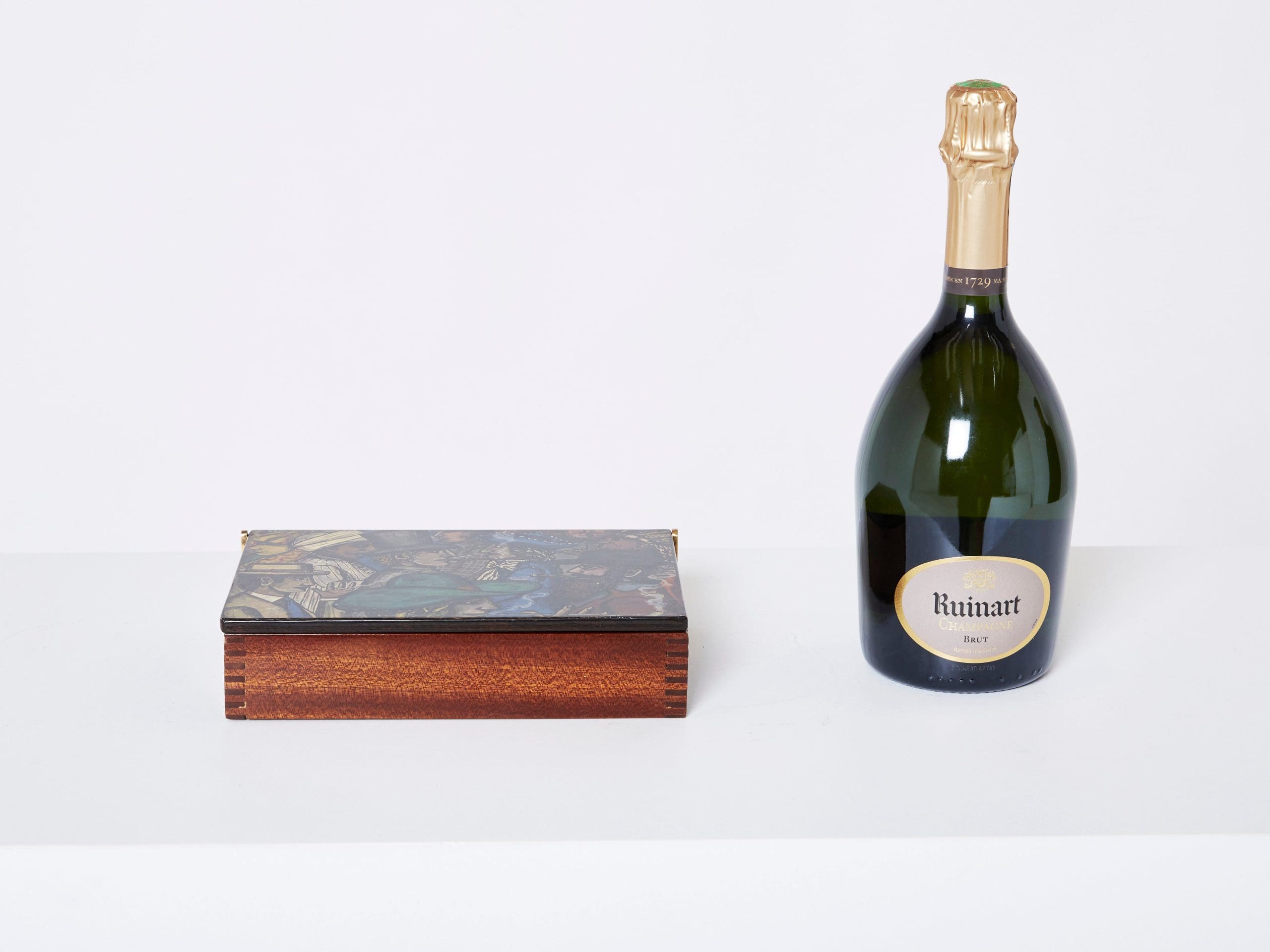 Coffret en Bois Peint par Piero Fornasetti, Années 1950