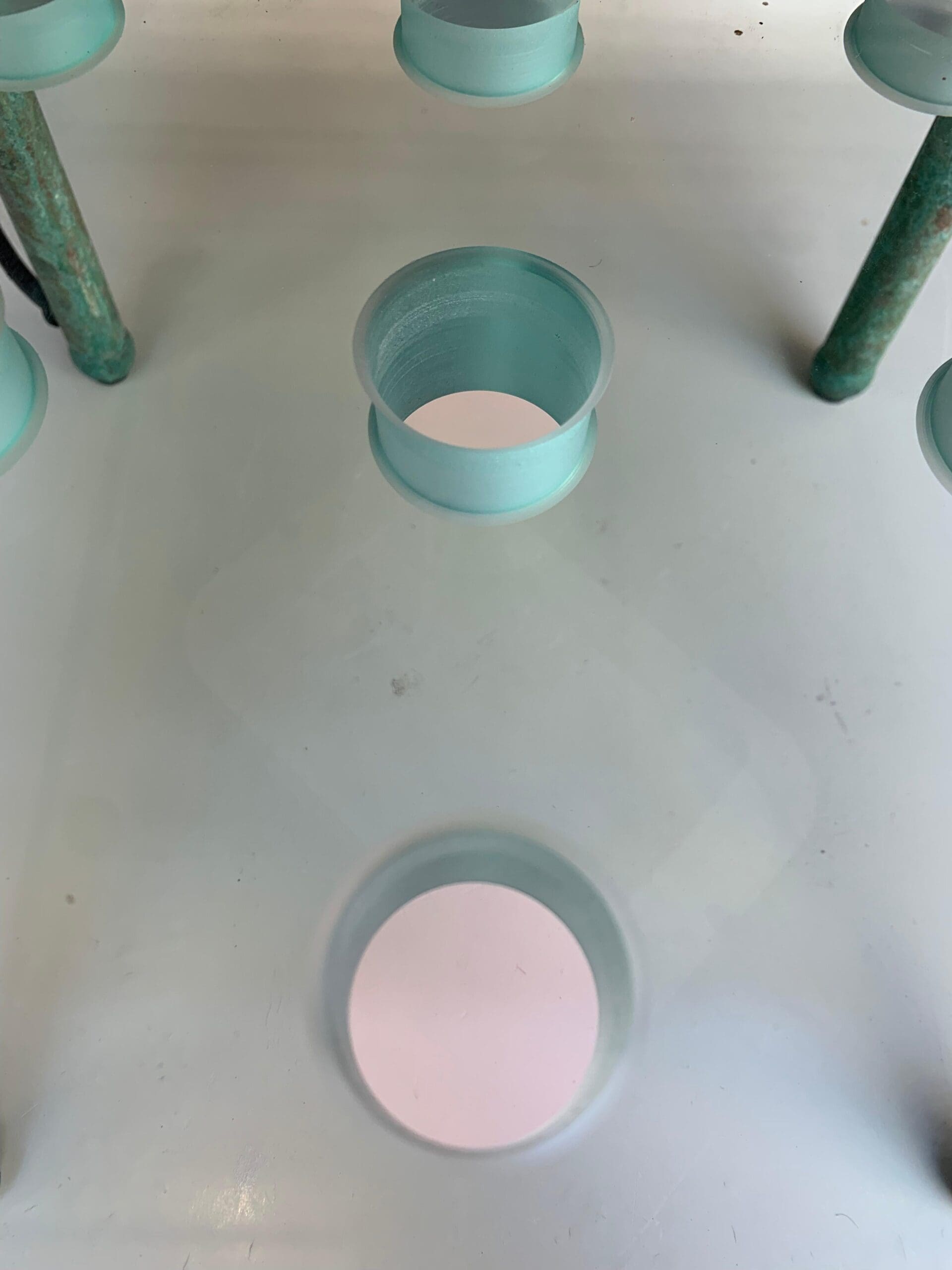 Lampe Sculpturale en Bronze et Verre par Elin Raaberg Nielsen, 1986