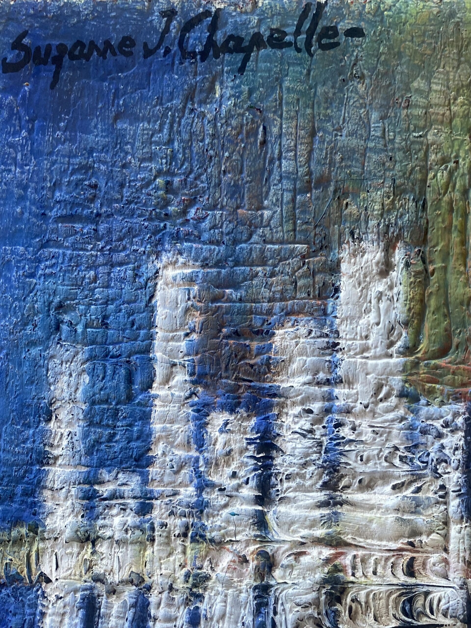 Suzanne J. Chapelle (1913-1986) – « Reflets sur la rivière » (1978)