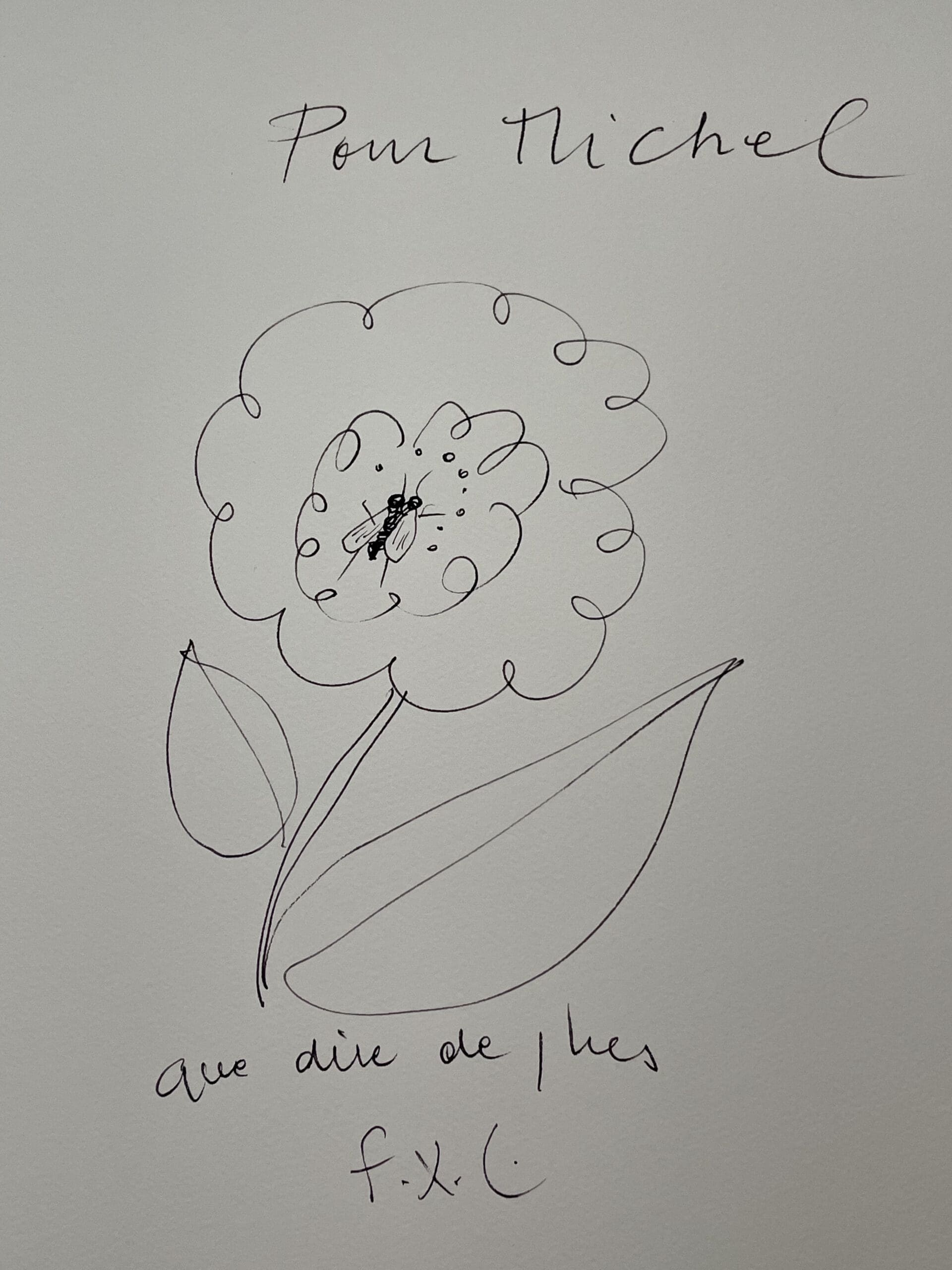 « L&rsquo;Abeille et la Fleur » par François-Xavier Lalanne : La Poésie du Trait Minimal