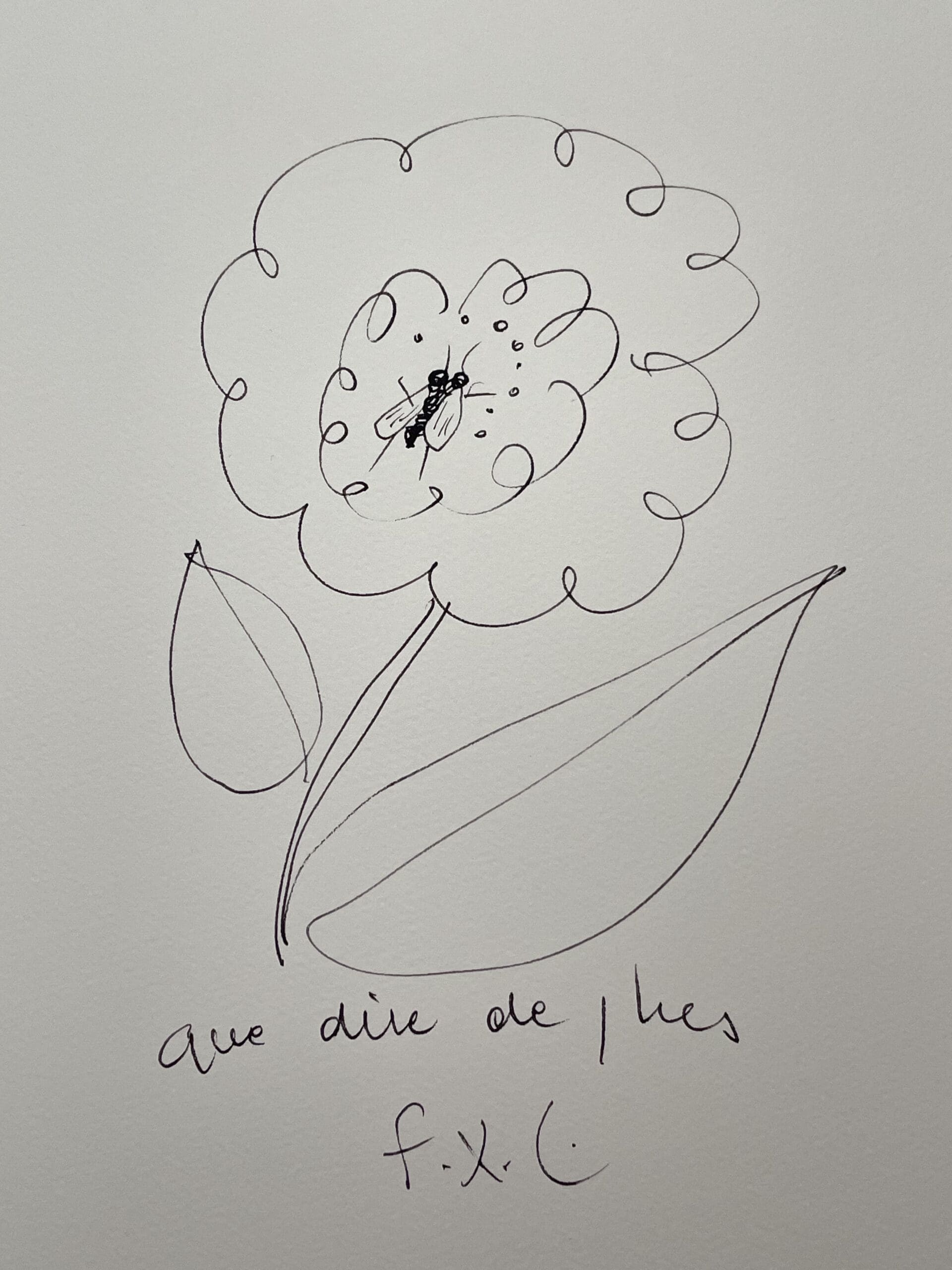 « L&rsquo;Abeille et la Fleur » par François-Xavier Lalanne : La Poésie du Trait Minimal