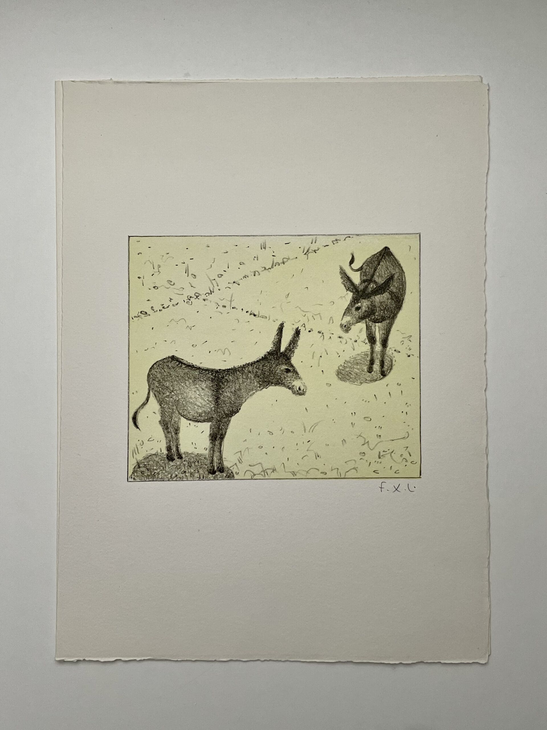 « Les Ânes » par François-Xavier Lalanne : Une Réflexion Poétique sur l&rsquo;Intelligence Animale