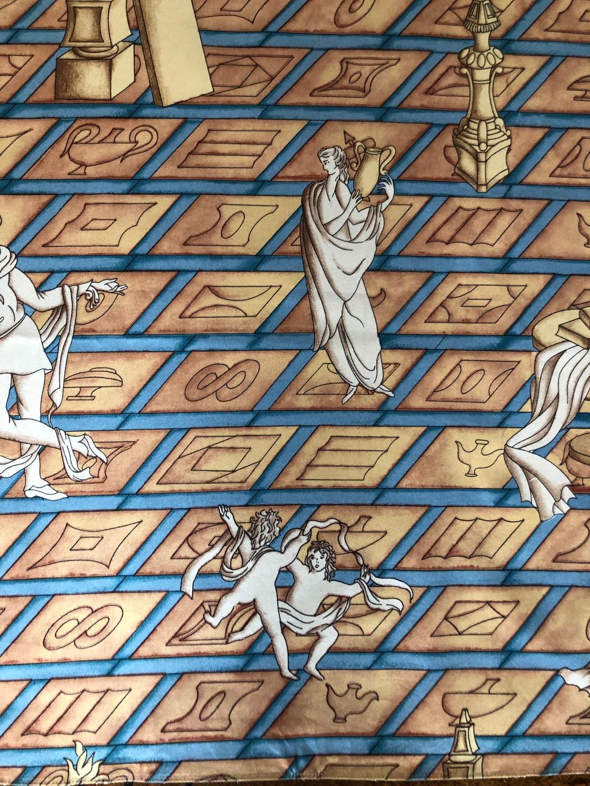 Gio Ponti — Panneau de tissu « La Conversazione Classica » pour Avigdor