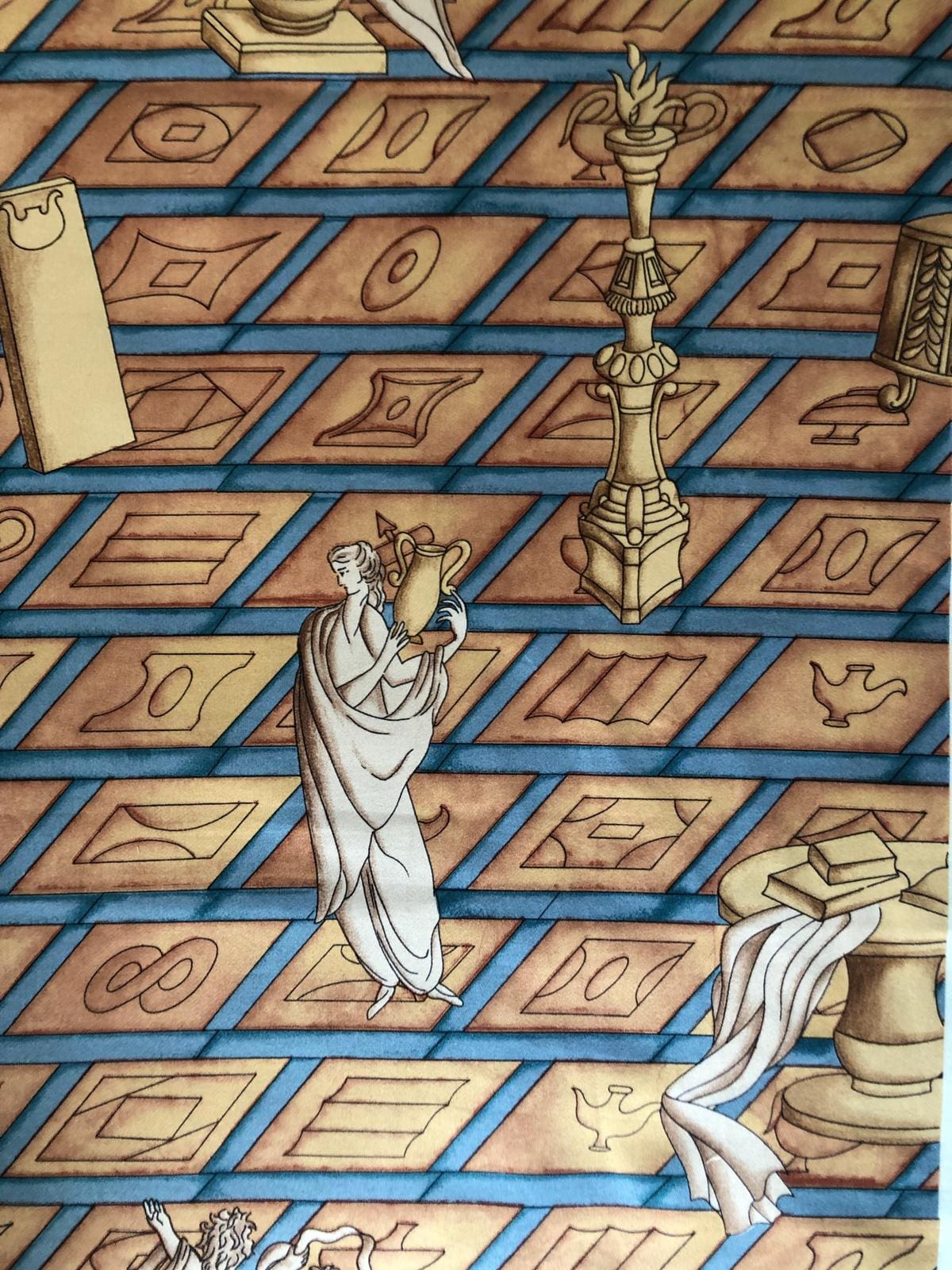 « Conversazione Classica » par Gio Ponti : Chef-d&rsquo;œuvre du Design Textile Italien