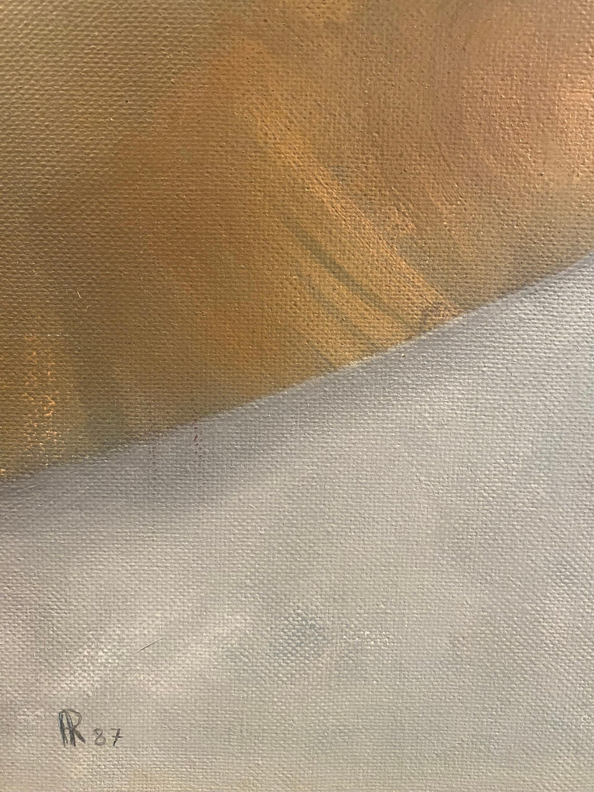 Alain Rothstein – Double Visage, huile sur toile (1987)