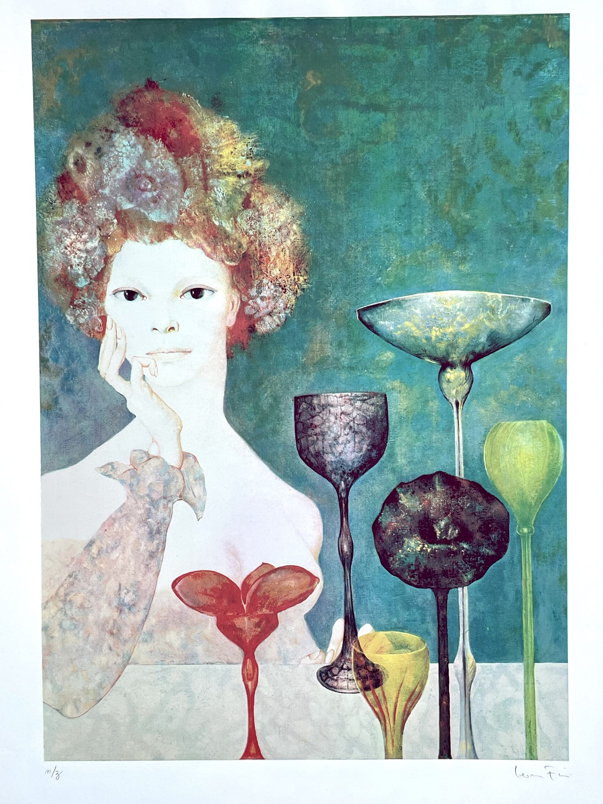 Leonor Fini – Self-Portrait, original silkscreen print, signed and numbered N/Z